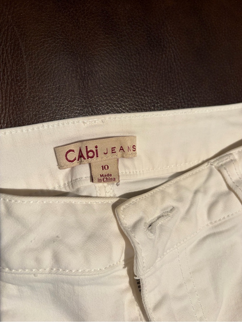 CAbi White Skinny Jeans - Clean Classic